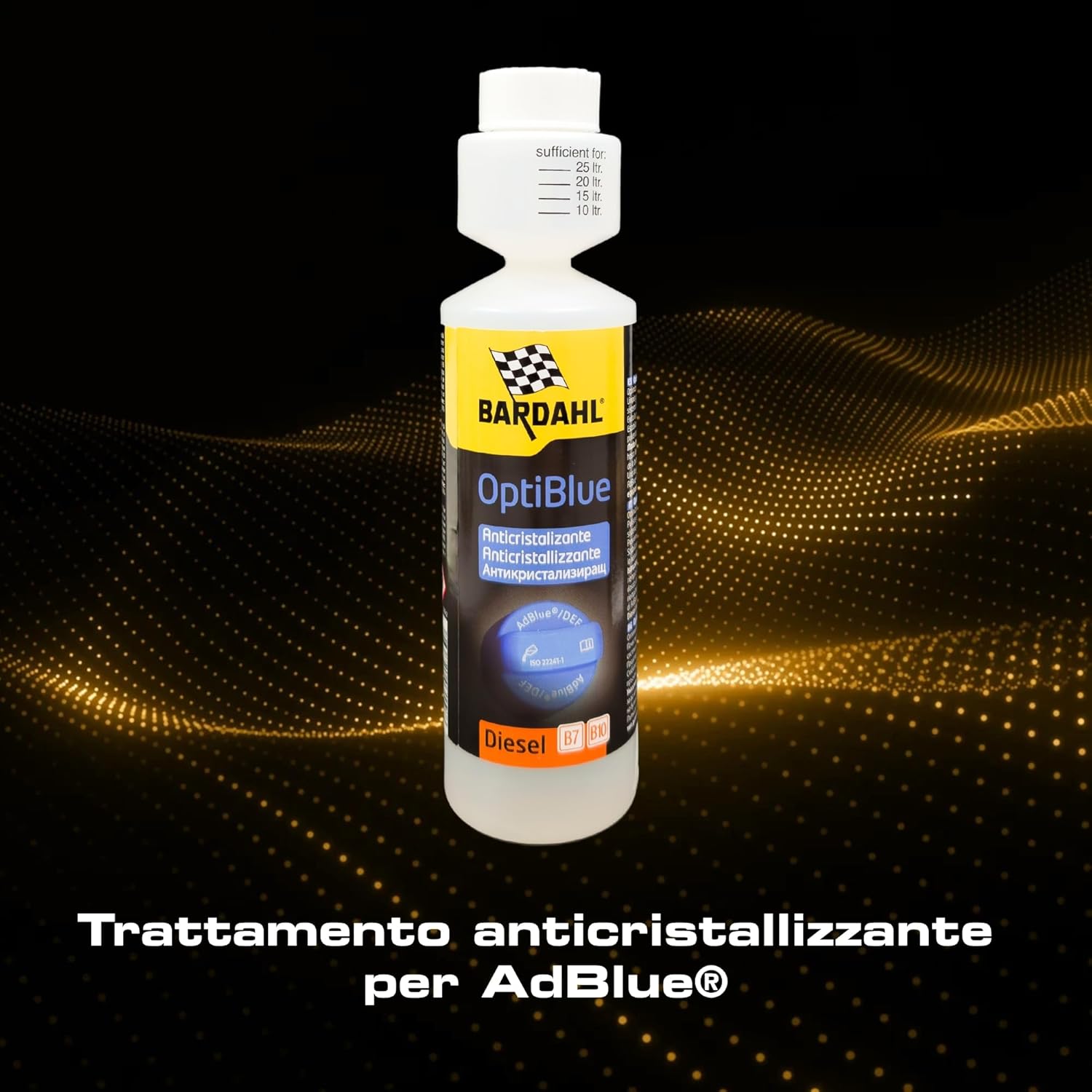 Bardahl - OptiBlue - Additivo Anticristallizzante per AdBlue, Migliora l'Efficienza, Pulisce Il Sistema SCR e Protegge Gli Iniettori AdBlue, per Auto Diesel con SCR AdBlue, 250 ml