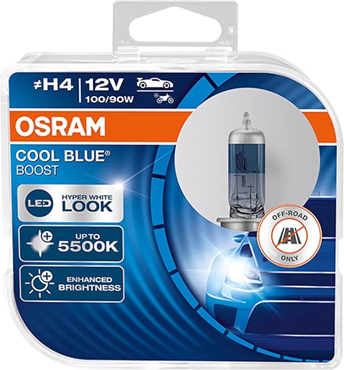 Lampade H4 12V 10090W Cool Blue BOOST5000K - Conf.2 - 62193CBBHCB Marca: OSRAM