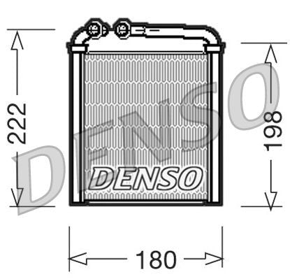DENSO DRR32005 Scambiatore calore per riscaldamento abitacolo