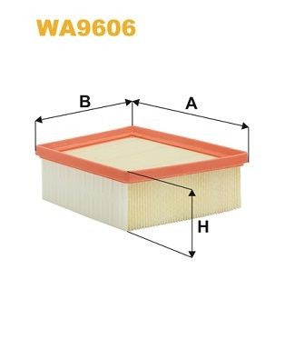Filtro Aria WIX WA9606 per Ford EcoSport, Fiesta, B-MAX e Mazda 2